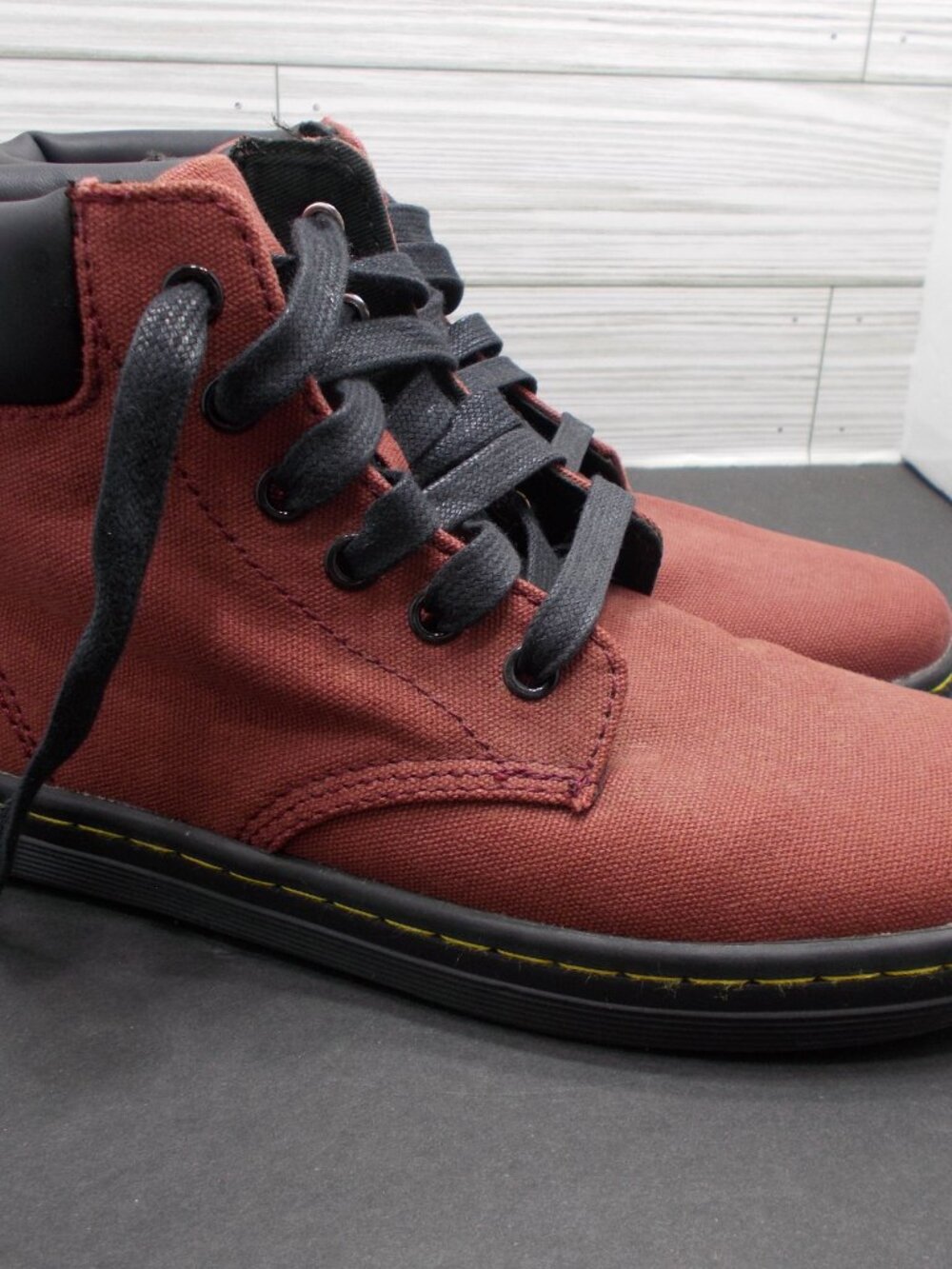 Dr. Martens Maelly Air Wair Bouncing Soles Padded Collar Boots Women's 7 - Picture 3 of 5